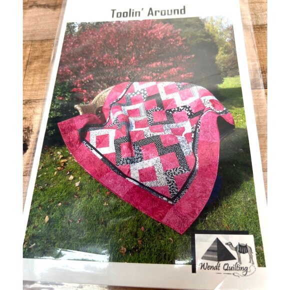 RARE Toolin Around Quilt Pattern By Debbie Wendt - Picture 2 of 3